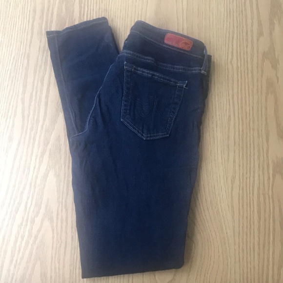 AG Super Skinny "The Legging" Dark Ankle Jeans - Picture 12 of 16